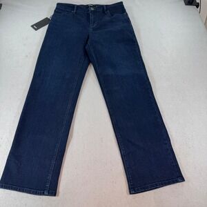 Hudson Womens Straight Leg Jeans Size 8 Dark Indigo‎ Stretch Denim NWT